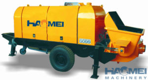 trailer concrete pump