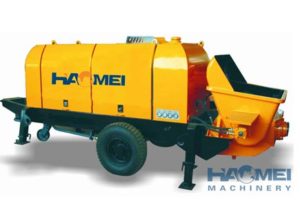 trailer concrete pump