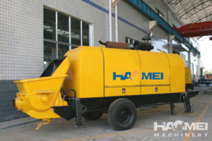 haomei 90/60 m3/h Trailer Concrete Pump