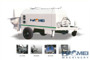 trailer concrete pump