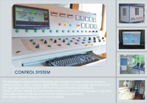 control system of a concrete batching plant