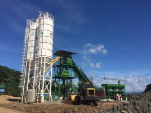 standard concrete mixing plant