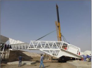 haomei Stationary Concrete Batching Plant Installed in Indonesia 