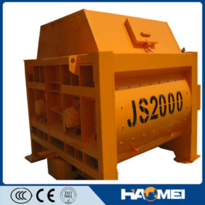  twin-shaft concrete mixer