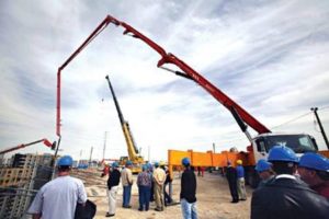 haomei 62m truck-mounted concrete pump