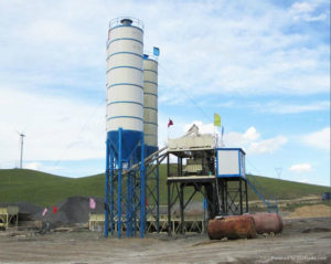 How much is a HZS50 concrete batching plant?