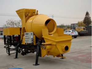 JS twin shaft concrete mixer