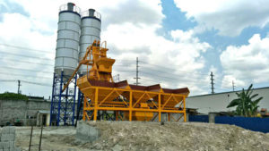 medium-sized concrete batching plant