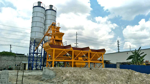 Concrete mixing plant